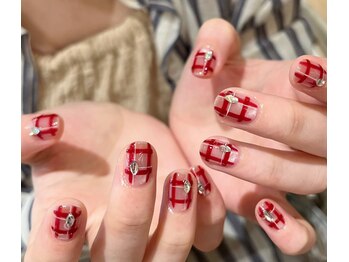 バイムーンサロン(By Moon Salon)/可愛い 韓国チェック