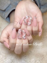 ハートリボンネイル