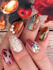 レオパードゴージャスネイル(^^)