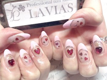 プロフェッショナル ネイルサロン ラヴィアス(LAVIAS)/【ジェル】10本アートし放題