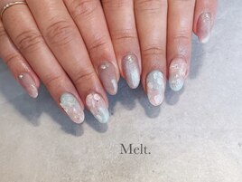 桜ネイル♪つけ放題¥12800