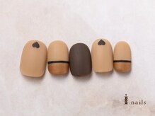 アイネイルズ 横浜EAST店(I-nails)/バレンタインマットネイル