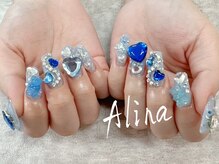 エリナネイルサロン池袋(Alina Nail Salon)/青ネイル