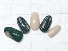 アルセア 上野御徒町店(Alcea)/ニュアンスネイル　凹凸　和装