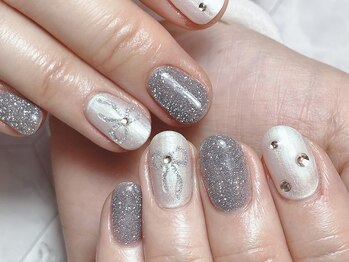 シキナ(shikina)/リボン　手描き　ぷっくり