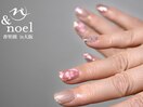 バカラネイル×桜ホログラム