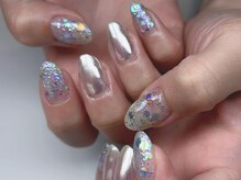 オーパス ノース(OPUS north)/お客様ネイル/古川/ミラー