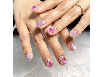 ケリー(Kelly)/【ジェル】やり放題　押し花