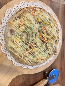 モンゴル式リラクゼーション　癒しのおうち/モンゴル風ラム肉ピザ