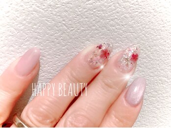 押し花ネイル7500円