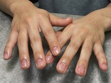 オムネイル 渋谷(HOMME NAIL)/クリアジェルネイル ¥4.400