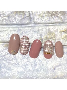 サロンドココ(Salon de Coco)/ツイードネイル