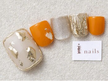アイネイルズ 三宮店(I nails)/ミラーダルメシアン￥8000