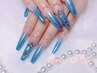 ★スカルプ長さだし★持ち込みデザイン（デザイン、パーツ2本迄）¥11000