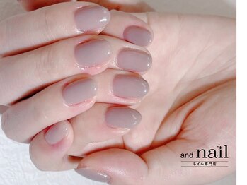 アンドラッシュ アンドネイル 本郷三丁目駅前店(and lash/and nail)/ワンカラー