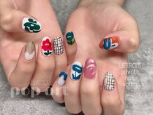 ルトロワ(LETROIS)/手書きアートネイル