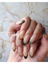 ネイルアンドリラクゼーション マーブル(MARBLE)/持ち込みネイル￥7,700
