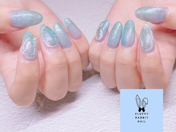 フラッフィーラビットネイル(fluffy rabbit nail)/ニュアンスネイル 