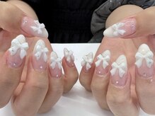 フェイン 青山店(fein.)/10本リボン♪girlyネイル