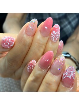 ジェリーボックス(jelly box)/ピンクde涼しレースフラワー