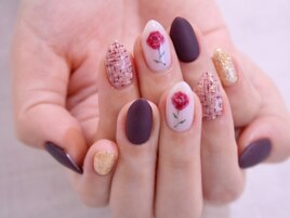 ＊ツイード＊薔薇art＊