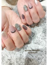 プライベート ネイルサロン マーマ(murmur)/ミラーグラデーション