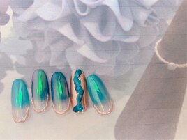 オーロラネイル