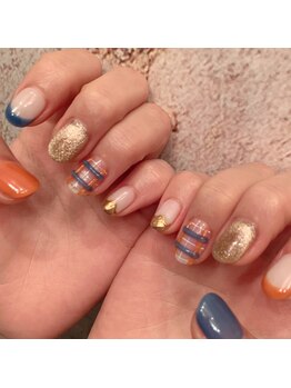 イロ(iro)/立体チェック♪フレンチ♪