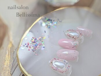 ベリッシマ 北仙台(Bellissima)/ドライフラワーネイル♪