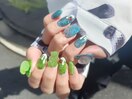 レトロ♪クリームソーダネイル