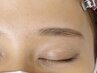 顔に合わせて形を整える♪ 眉毛wax+スタイリング