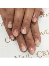 クリスタルネイル ゆめタウン博多店(CRYSTAL NAIL)/リボンネイル