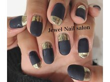 ジュエルネイルサロン(Jewel)/ワンカラー＋ミラー