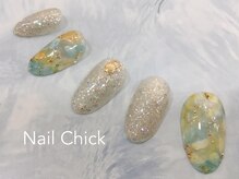 ネイルチックコウベ 銀天街店(Nail Chick kobe)/ニュアンスフラワーネイル