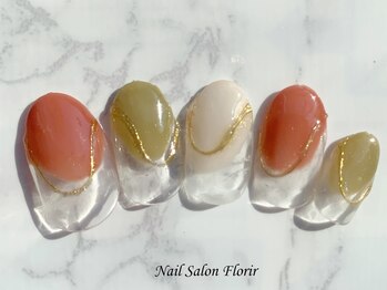 ネイルサロン フローリア(nail salon Florir)/ニュアンス×アイシング