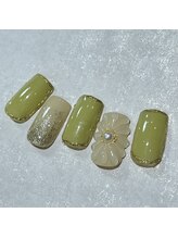 オーク アイラッシュアンドネイル たまプラーザ(OAK)/【MIKI指名デザイン】定額アート