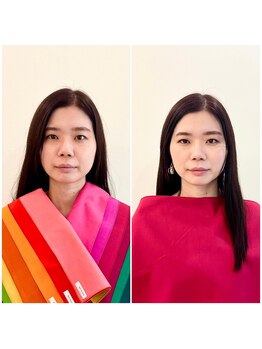 アンドチャーム(&charm)/パーソナルカラー診断＋メイク