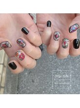 リトルツリー(little tree)/ステンドグラス風手描き