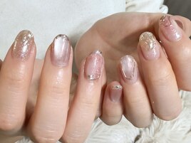 キレイめニュアンスネイル