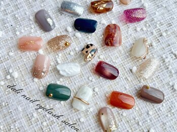 ダリ ネイルアンドアイラッシュサロン(Dali)の写真/シンプルなデザインから洗練されたデザインまで幅広いメニューをご用意◎理想の指先へ導きます♪