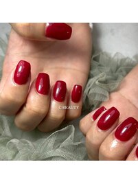 チェリーレッド/美爪ワンカラー