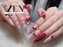 ゼン ネイル デザイン 池袋(ZEN NAIL DESIGN)/* 長 さだしやり放題×つけ放題