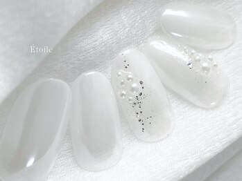 サロン ド エトワール(Salon de Etoile)/ブライダルネイルホワイトミラー