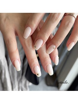 エトワール 伊勢崎店(Etoile)の写真/オフィスでも普段でも馴染むナチュラルな指先で魅せる上品なデザイン◎