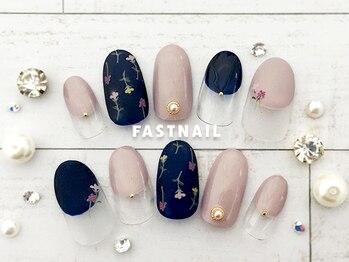 ファストネイル 立川店(FAST NAIL)/北欧風まるフレンチ