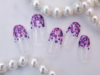 ティアリーネイル コレットマーレ店(Tiary Nail)/ドットフレンチ　8800円