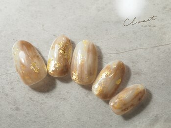 ネイルクローゼット(Nail Closet)/２月 Design　大人ニュアンス