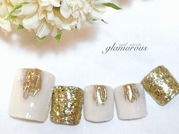 ネイルグラマラス 西新井店/《フットネイル》ニュアンス