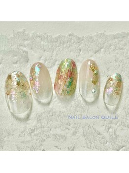 ネイルサロン クイル(QUILL)/１２月キラキラ（１）