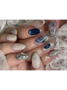 手描きアートが得意なサロン